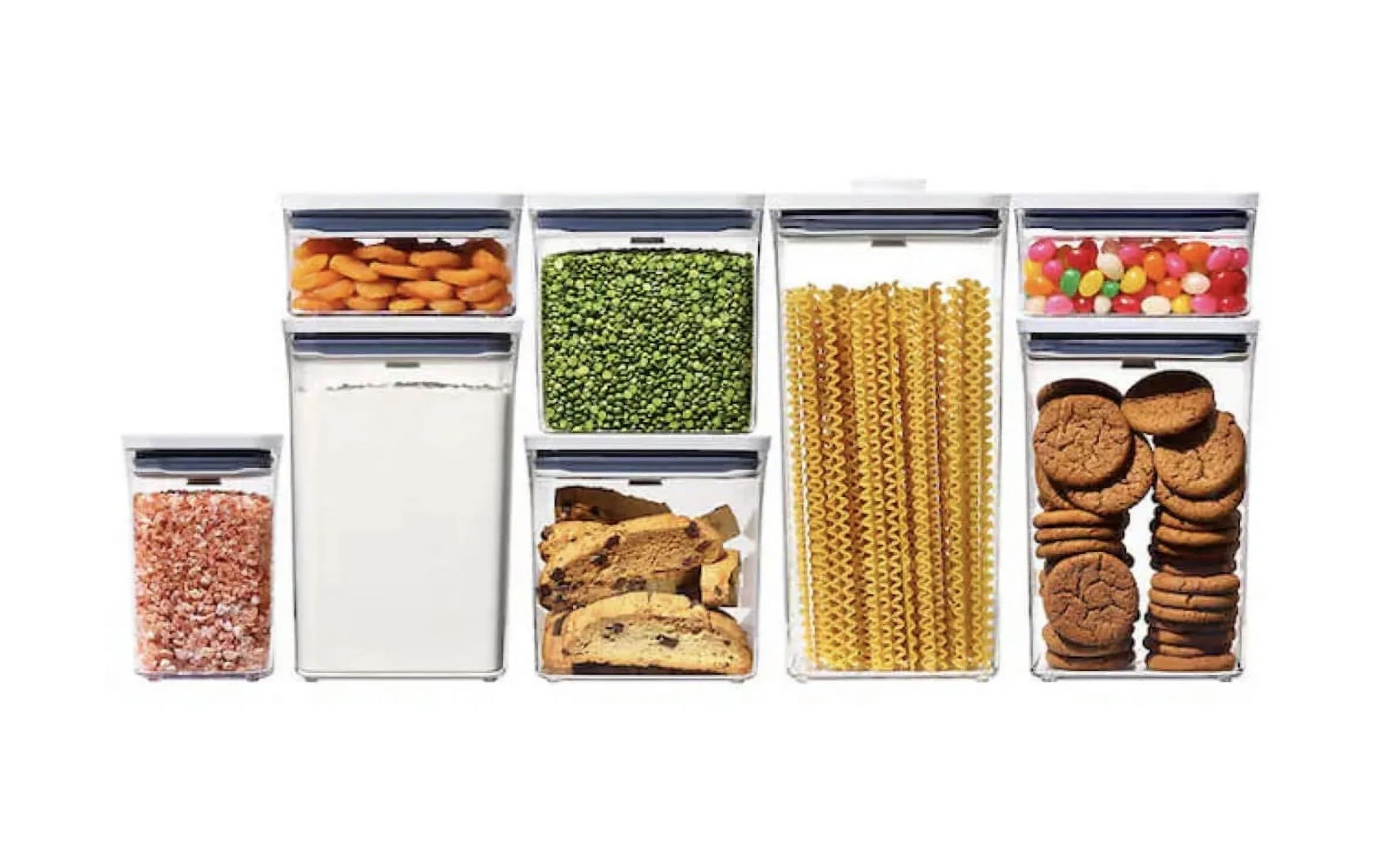 OXO SoftWorks POP Food Storage Containers, Set of 8. - Walmart.com | Walmart (US)