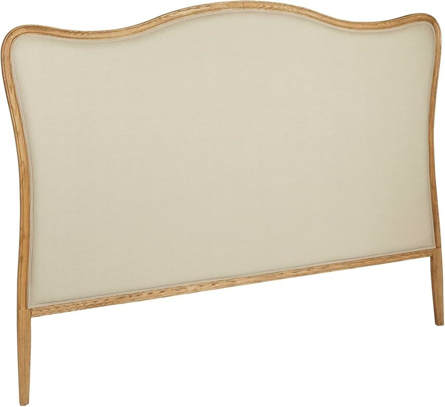 Creative Co-op DA3086 Oak & Linen King Size Headboard, Natural | Amazon (US)