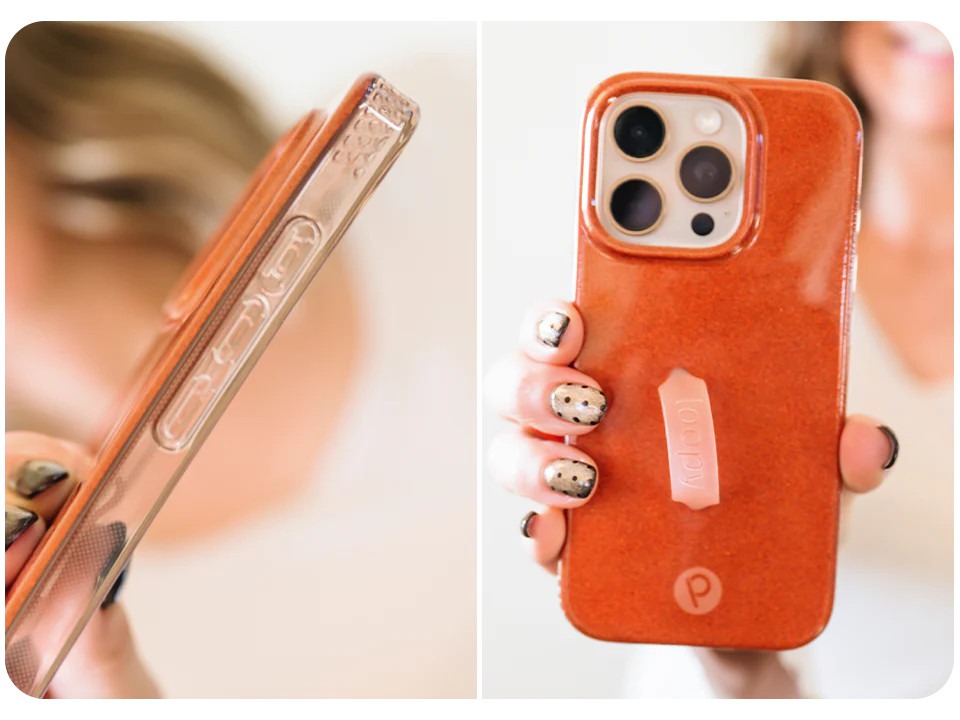Loopy Cases - Orange Shimmer | Loopy Cases