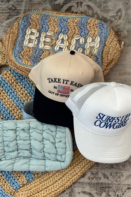Beach totes + summer hats 🧢❤️

#LTKFindsUnder100 #LTKGiftGuide #LTKSeasonal