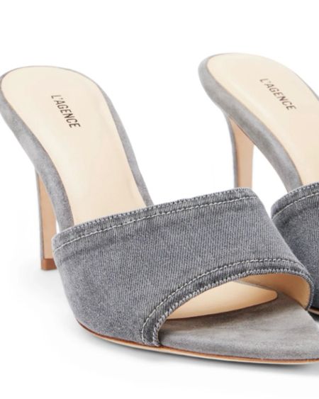 Love this soft black denim sandal for spring/summer. Something a bit simple and different. Would look great with white jeans  

#LTKstyletip #LTKworkwear #LTKshoecrush