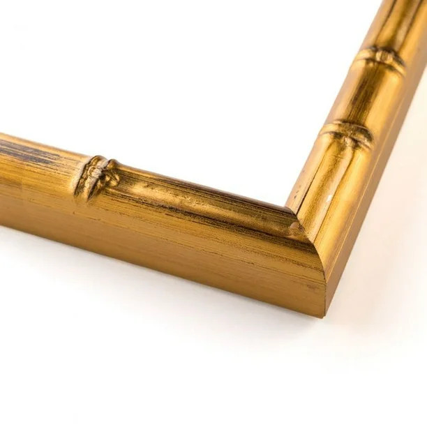 36x24 Gold Bamboo Wood Picture Frame - With Acrylic Front and Foam Board Backing | Walmart (US)