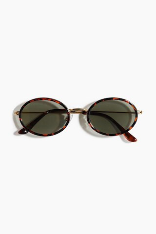 H & M - Round Sunglasses - Brown/Tortoiseshell Pattern | H&M (US + CA)