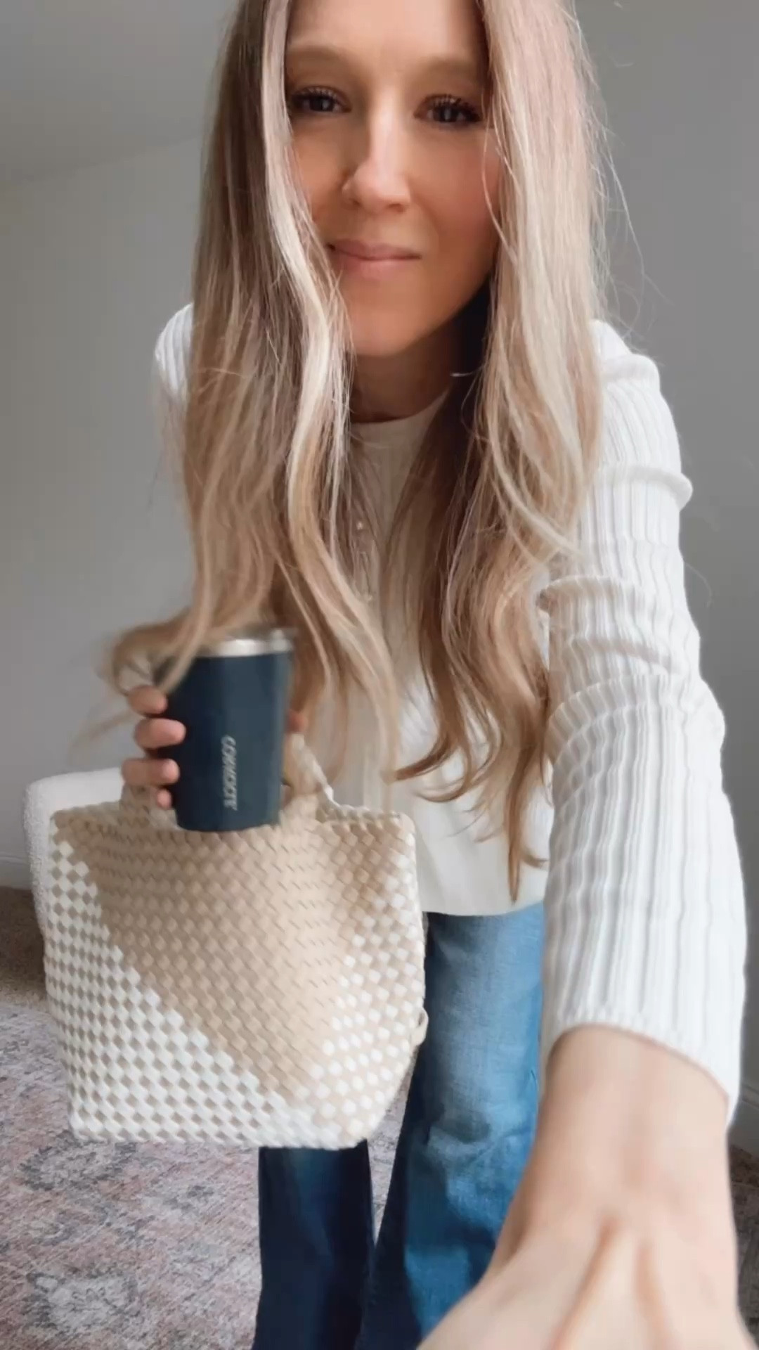 This little peplum sweater is such a flattering shape. The fitted knit through the waist and the subtle flare makes it perfect with high rise denim.

peplum sweater outfit, flattering sweaters for women over 40, wide leg jeans outfit ideas, classic neutral outfit, elevated casual style, spring outfit with denim, everyday polished look, modern feminine style

#LTKWorkwear #LTKOver40 #LTKSeasonal