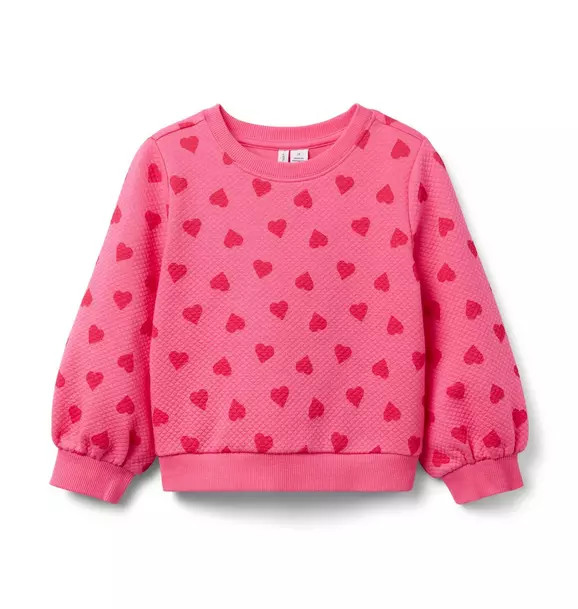 Heart Quilted Sweatshirt | Janie and Jack