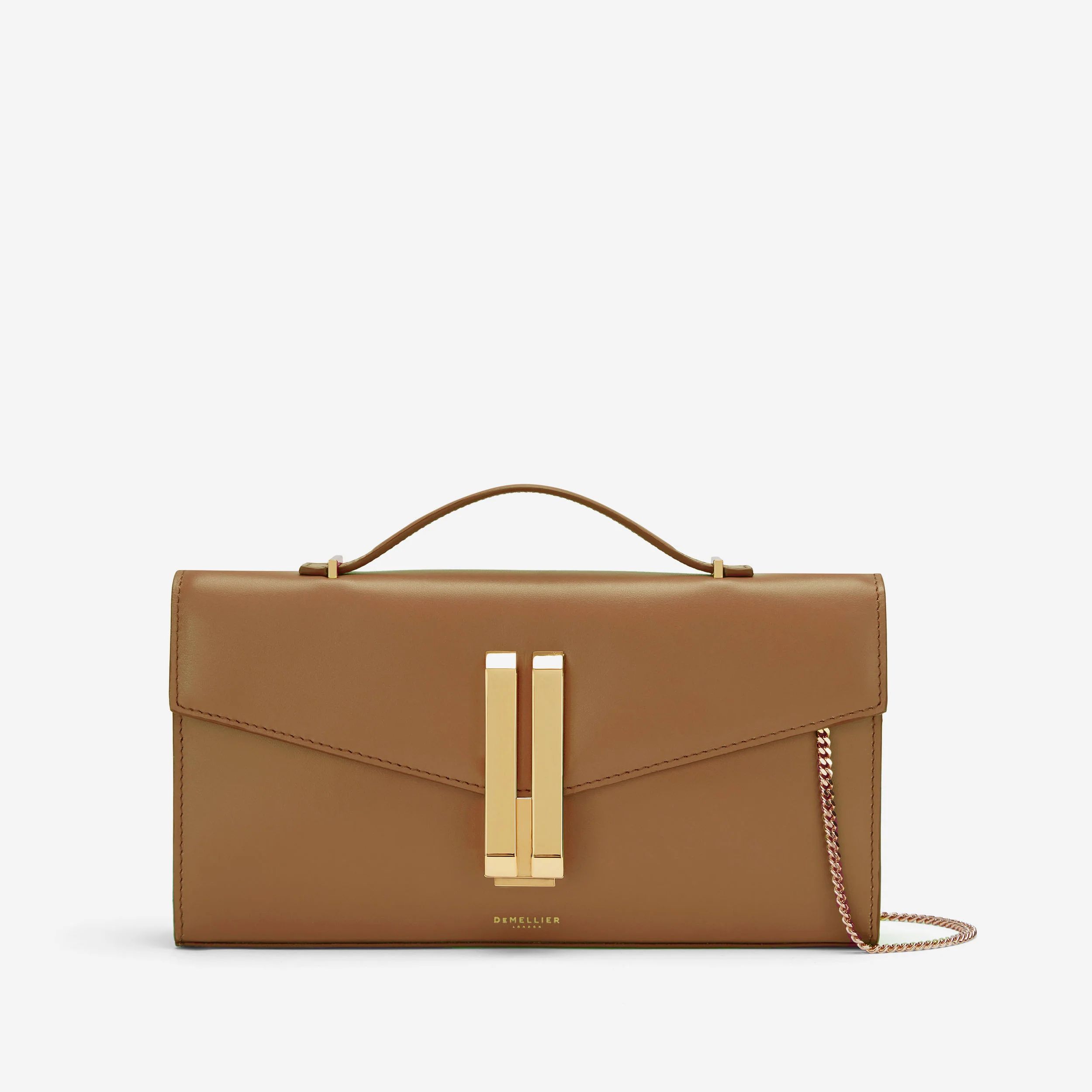 The Vancouver Clutch | Deep Toffee Smooth | DeMellier | DeMellier