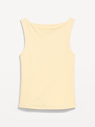 Hug Double-Layer Boat-Neck Top | Old Navy | Old Navy (US)