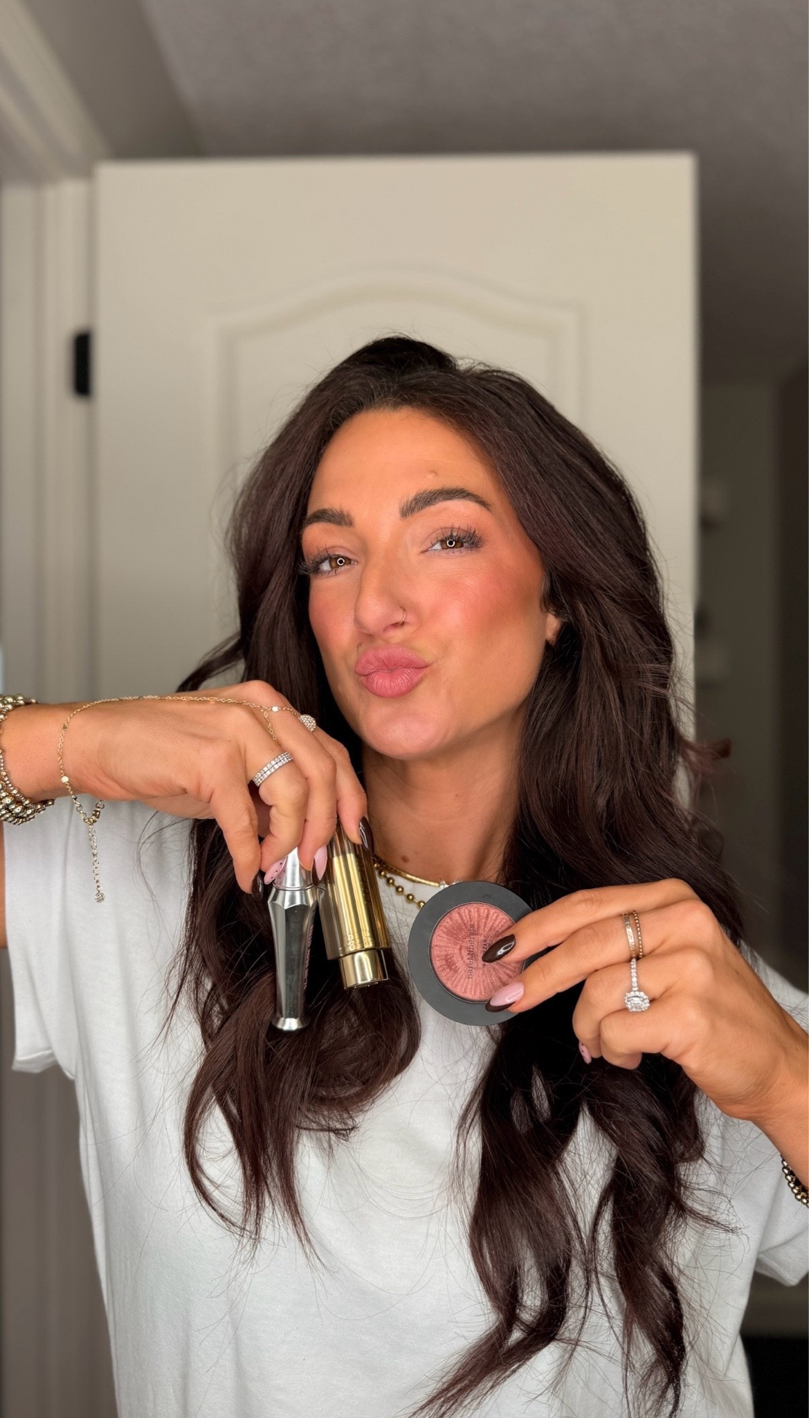 Newbies im loving! This blonzer is so pretty and this lip blush goes on so smooth! Linking all of my go-to everyday favs!

#LTKBeauty #LTKgrwm #LTKselfcare