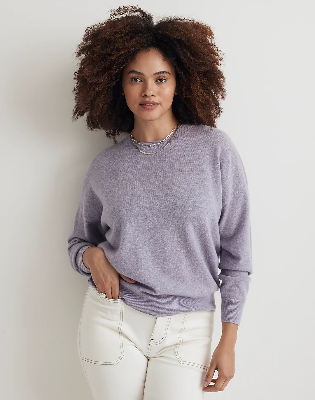 (Re)sponsible Cashmere Oversized Crewneck Sweater | Madewell