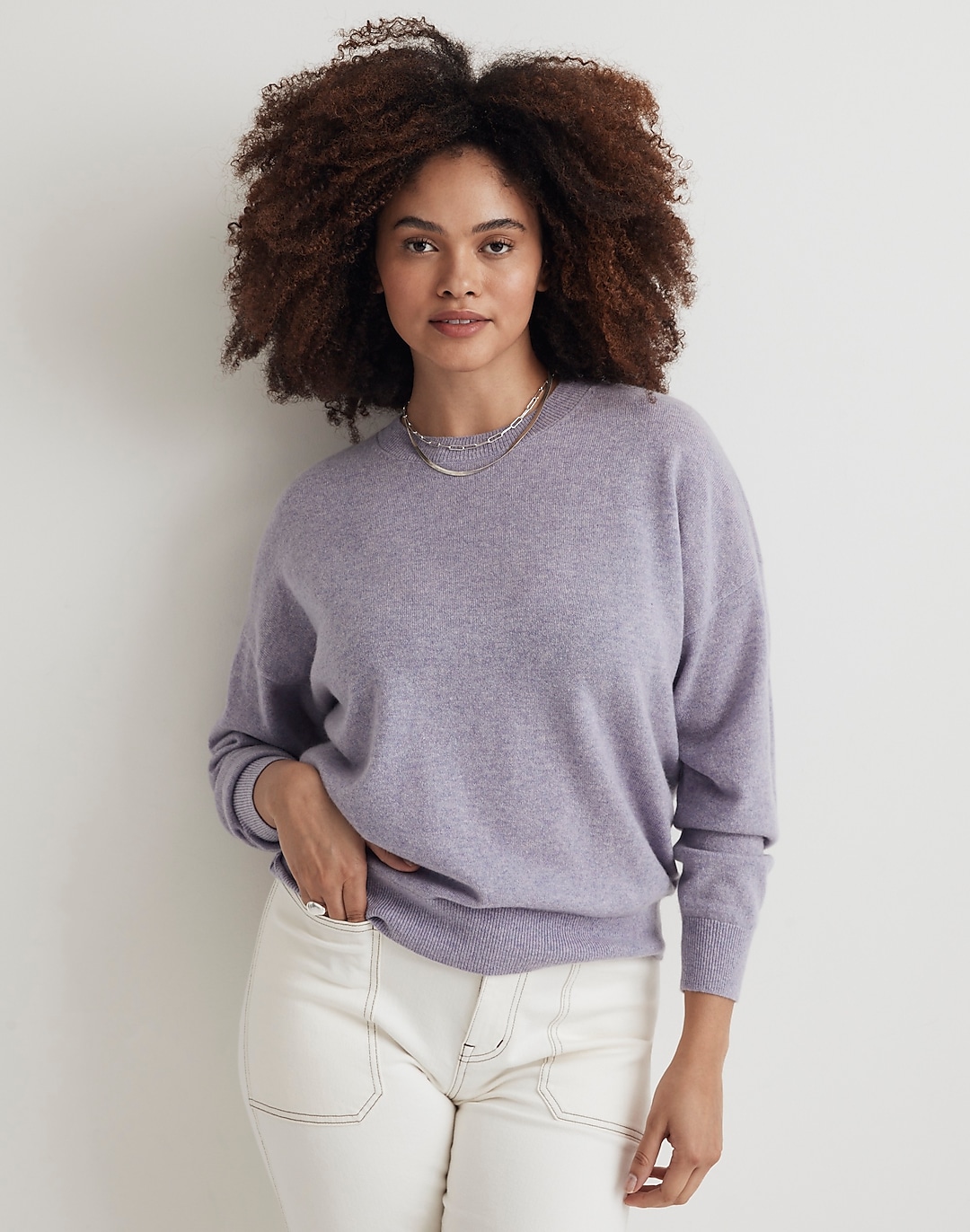 (Re)sponsible Cashmere Oversized Crewneck Sweater | Madewell