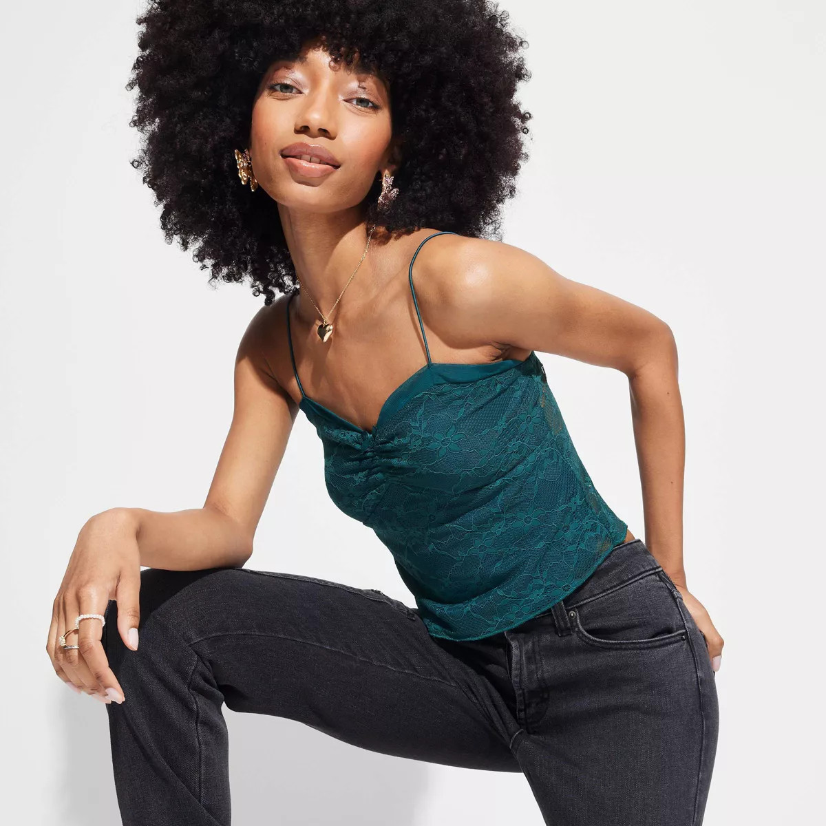 Women's Lace Tank Top - Wild Fable™ | Target