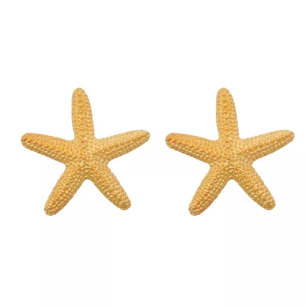 Ear Stud Starfish Earrings Golden Starfish Jewelry Starfish Necklace  Women  | eBay | eBay UK