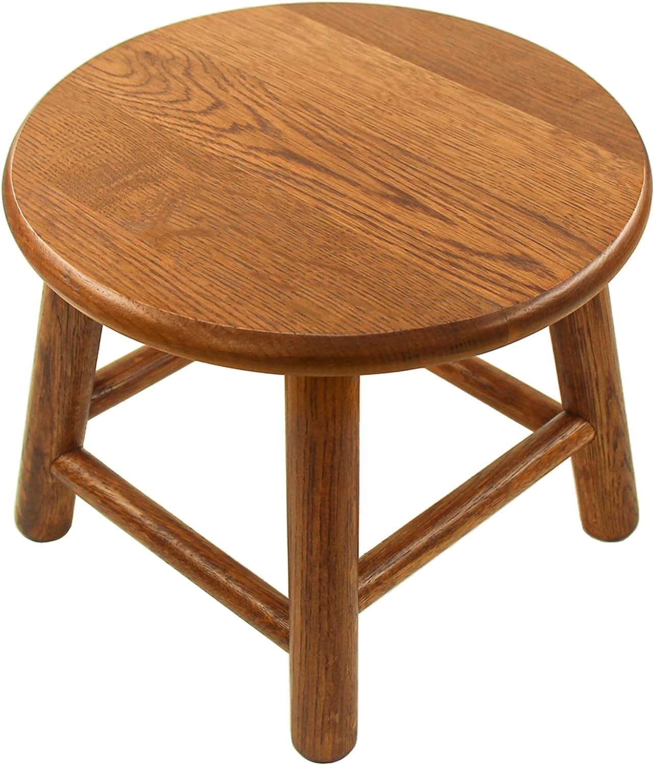 CONSDAN Kids Stool, Milking Stool, USA Grown Oak, Plant Stand, Handcrafted Solid Wood Stool, 9" L... | Amazon (US)