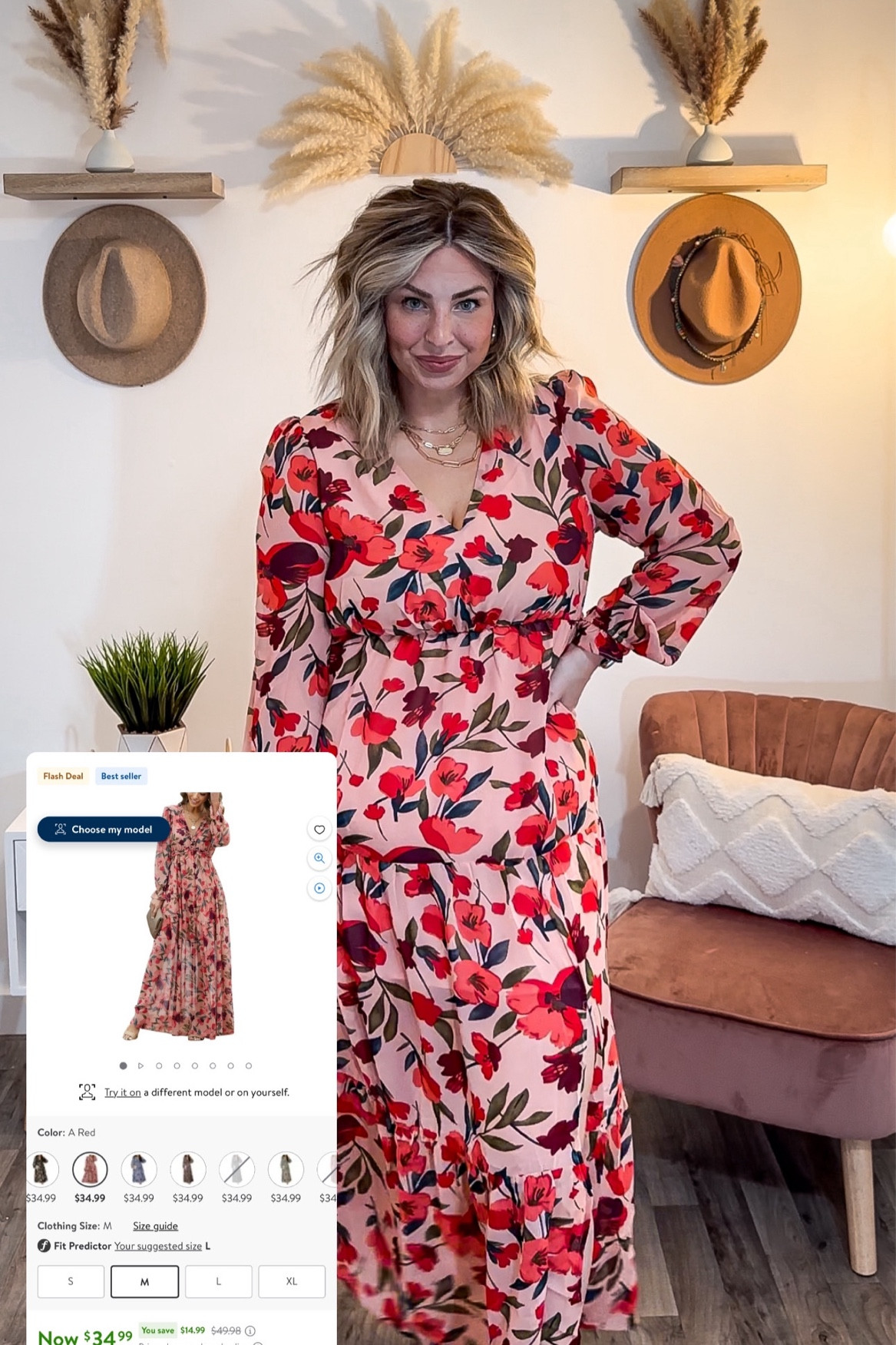 Walmart Flash Sale 🚨⏰ Perfect Wedding Guest Dress For Spring! Size Large | 5’2 | 178 Pounds 

Wedding Guest Dress | Wedding Guest | Maxi Dress | Floral Dress | Dress Sale | Amazon Dress | Walmart Dress | Walmart Flash Sale 

#LTKmidsize #LTKwedding #LTKsalealert