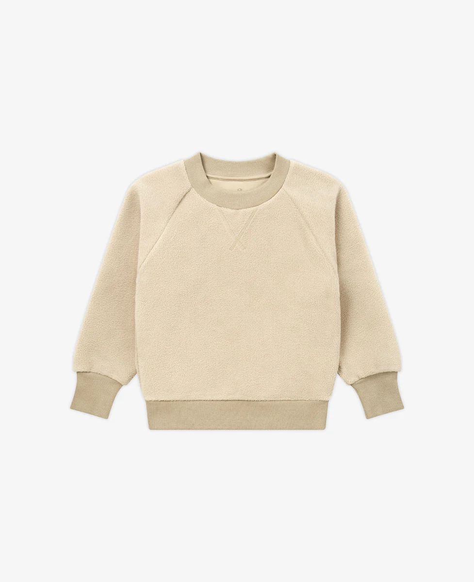 Recycled Fleece Sweatshirt - Oat | Petite Revery