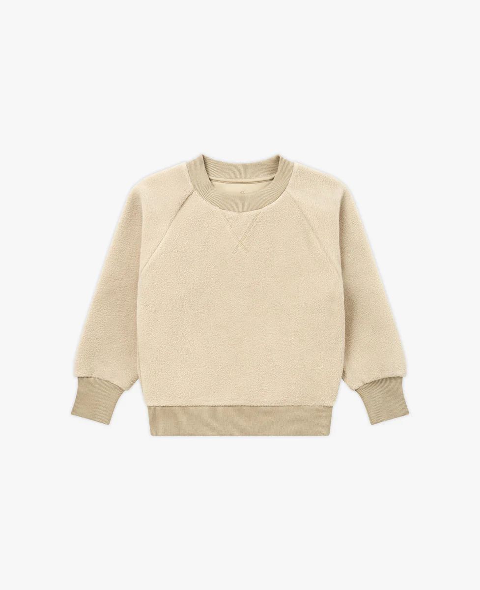 Recycled Fleece Sweatshirt - Oat | Petite Revery