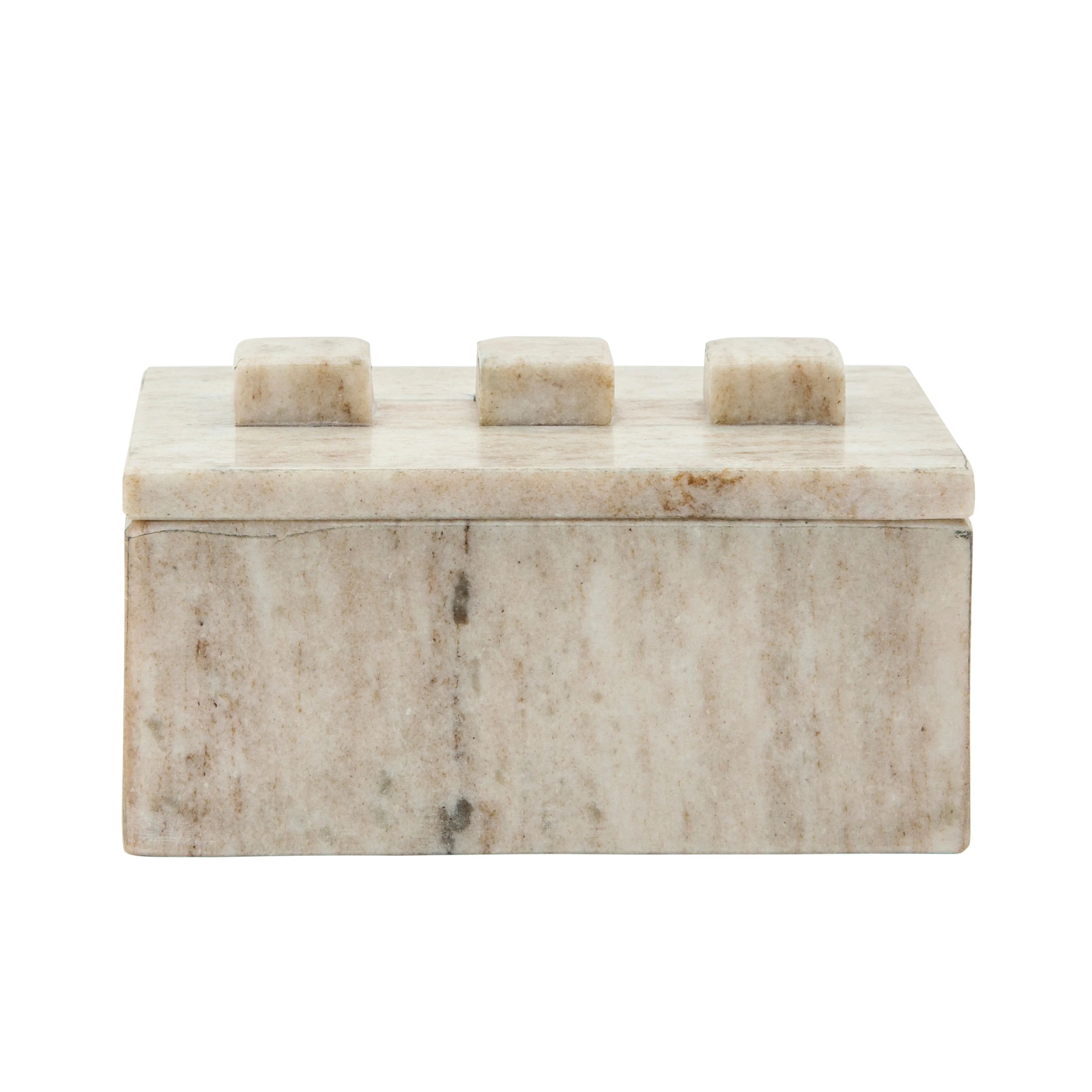 3 Knob Marble Box | Philomena and Co.