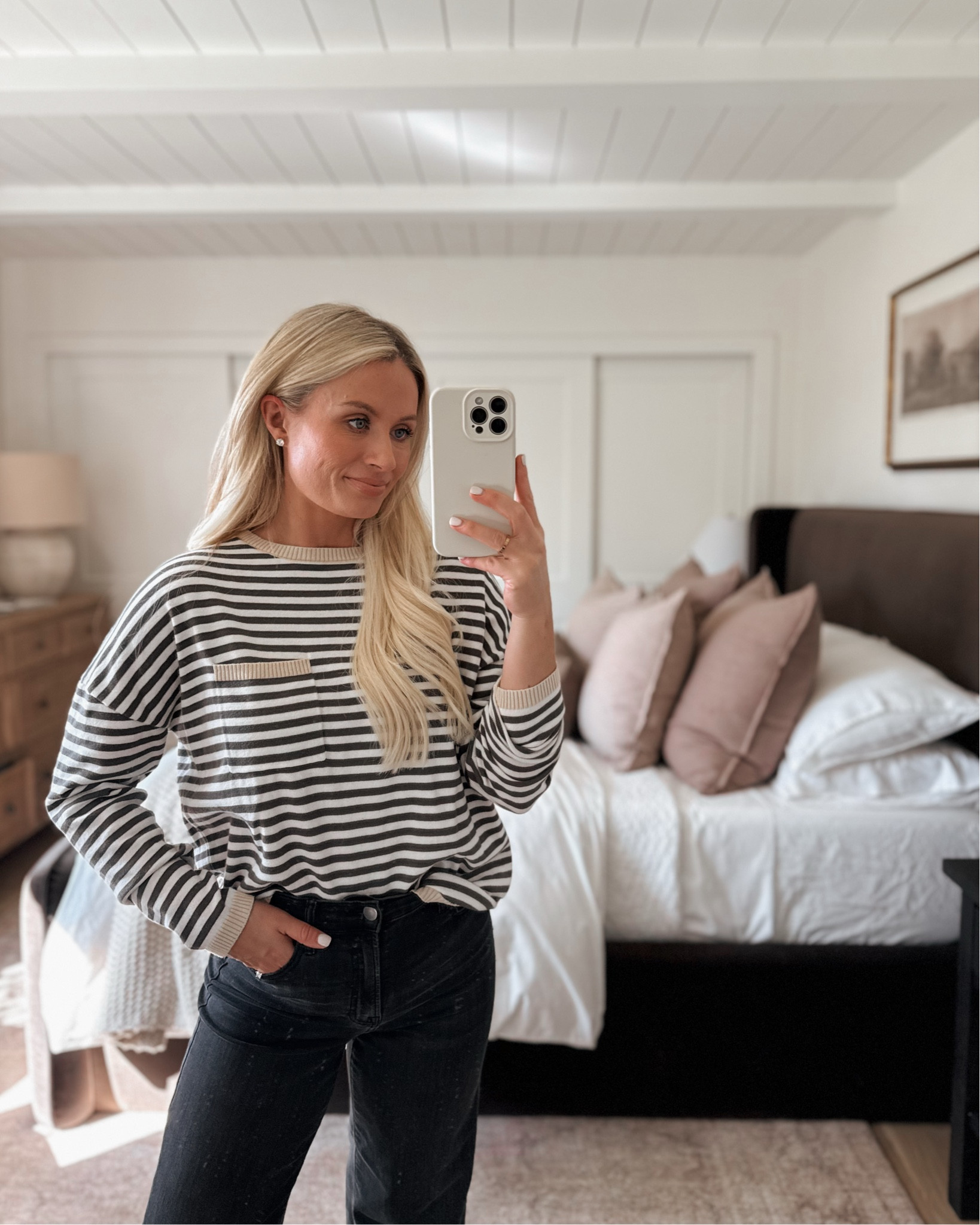 Cute striped sweater!! Amazon find 
COLOR: APRICOT STRIPED GRAY
SIZE: SMALL
PANTS: 25


#LTKFindsUnder50 #LTKFindsUnder100 #LTKSeasonal