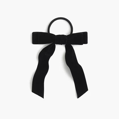 Velvet hair tie | J.Crew US