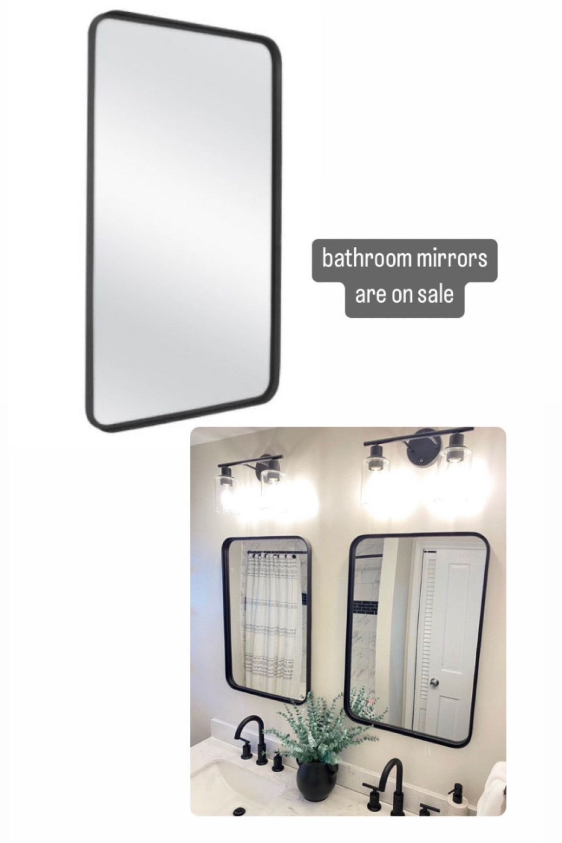 bathroom Mirrors are on sale 
$56 for this beautiful mirrors.

#LTKSale #LTKhome #LTKU