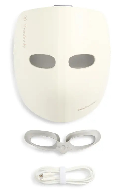 Therabody TheraFace Mask Glo-LED Skincare Mask in White at Nordstrom | Nordstrom