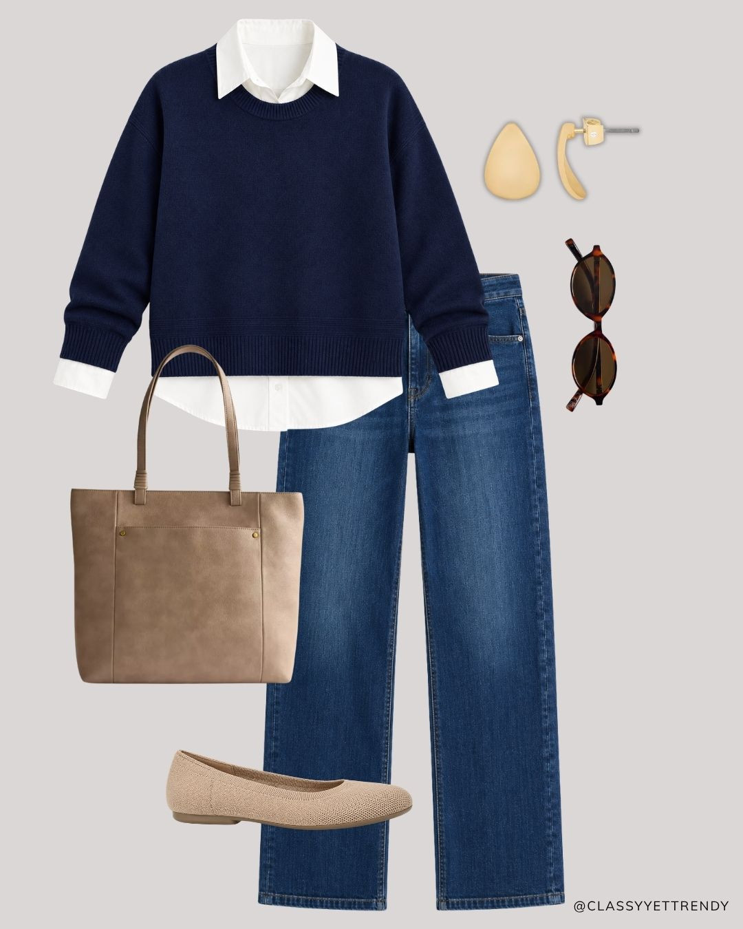Modern Heritage Autumn Neutrals Capsule: 12 Tops, Bottoms, Layers and Shoes, many outfits! ✔️ Create several looks with classic and timeless staples - including wide-leg jeans, white shirt, navy sweater, mock neck top - elevated with just a few seasonal gems like an argyle cardigan, plaid blazer and heeled boots.🍂 Effortless, versatile, and polished!🤎 Which outfit is your favorite? @kohls #kohls #kohlspartner #kohlsfinds

#fallstyle #autumnvibes #autumnoutfit #browntones #capsulewardrobe 

 