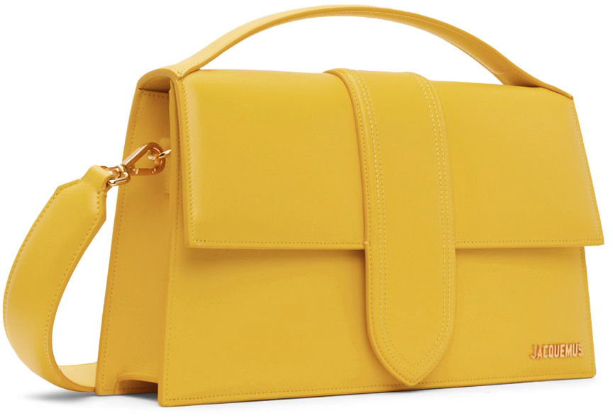 Jacquemus - Yellow La Montagne 'Le Bambinou' Clutch | SSENSE