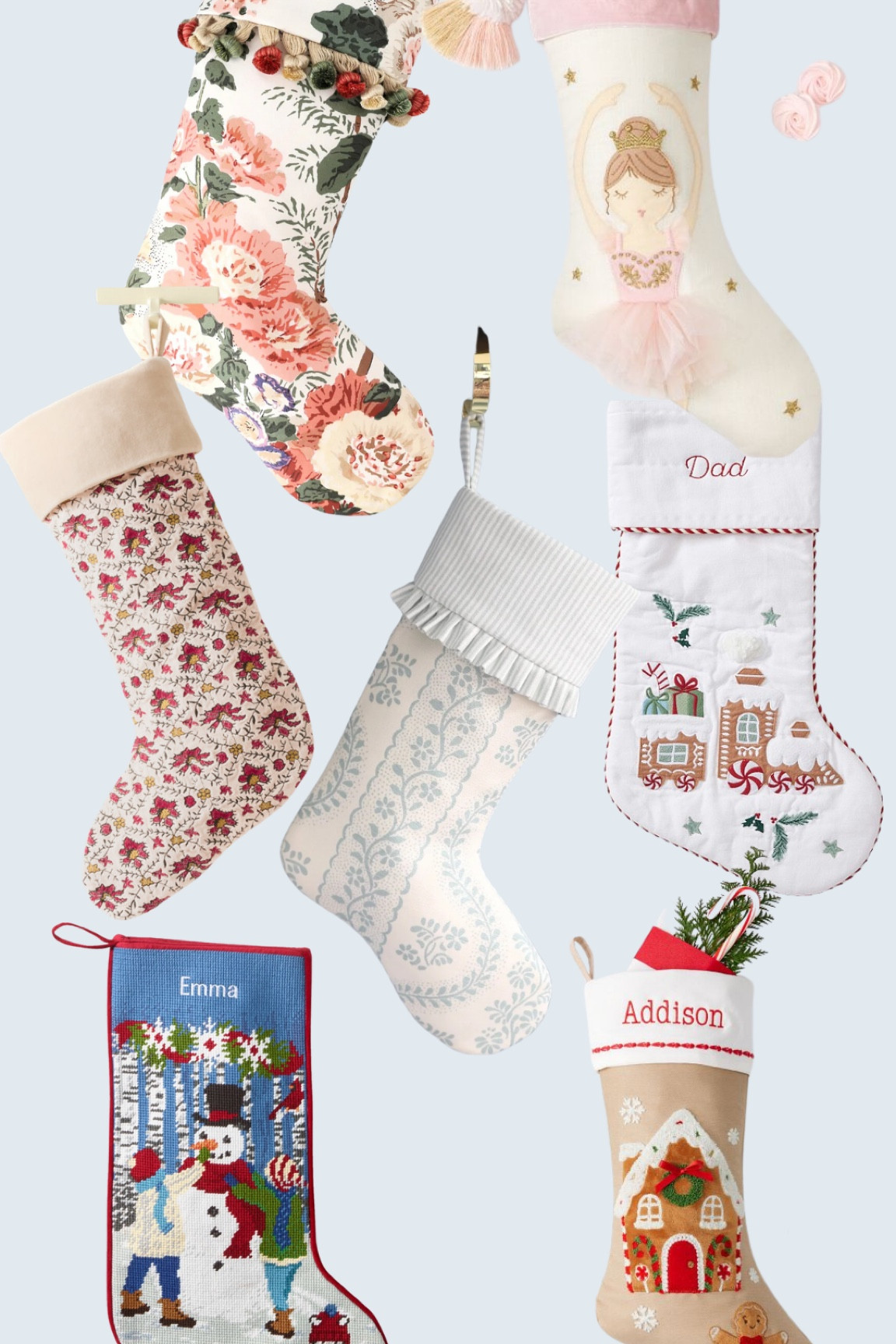 Traditional Christmas stockings 

#LTKSeasonal #LTKHoliday #LTKFamily