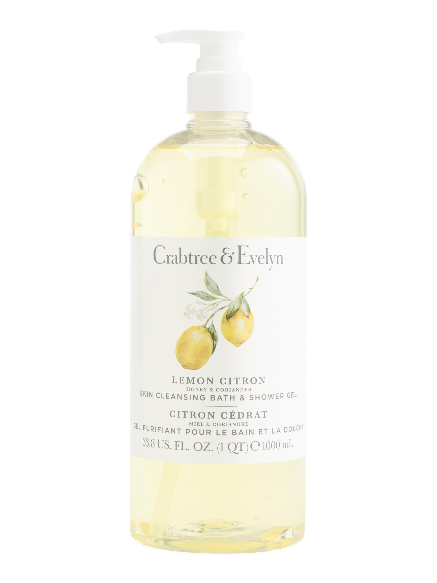 33.8oz Lemon Citron Bath And Shower Gel | TJ Maxx