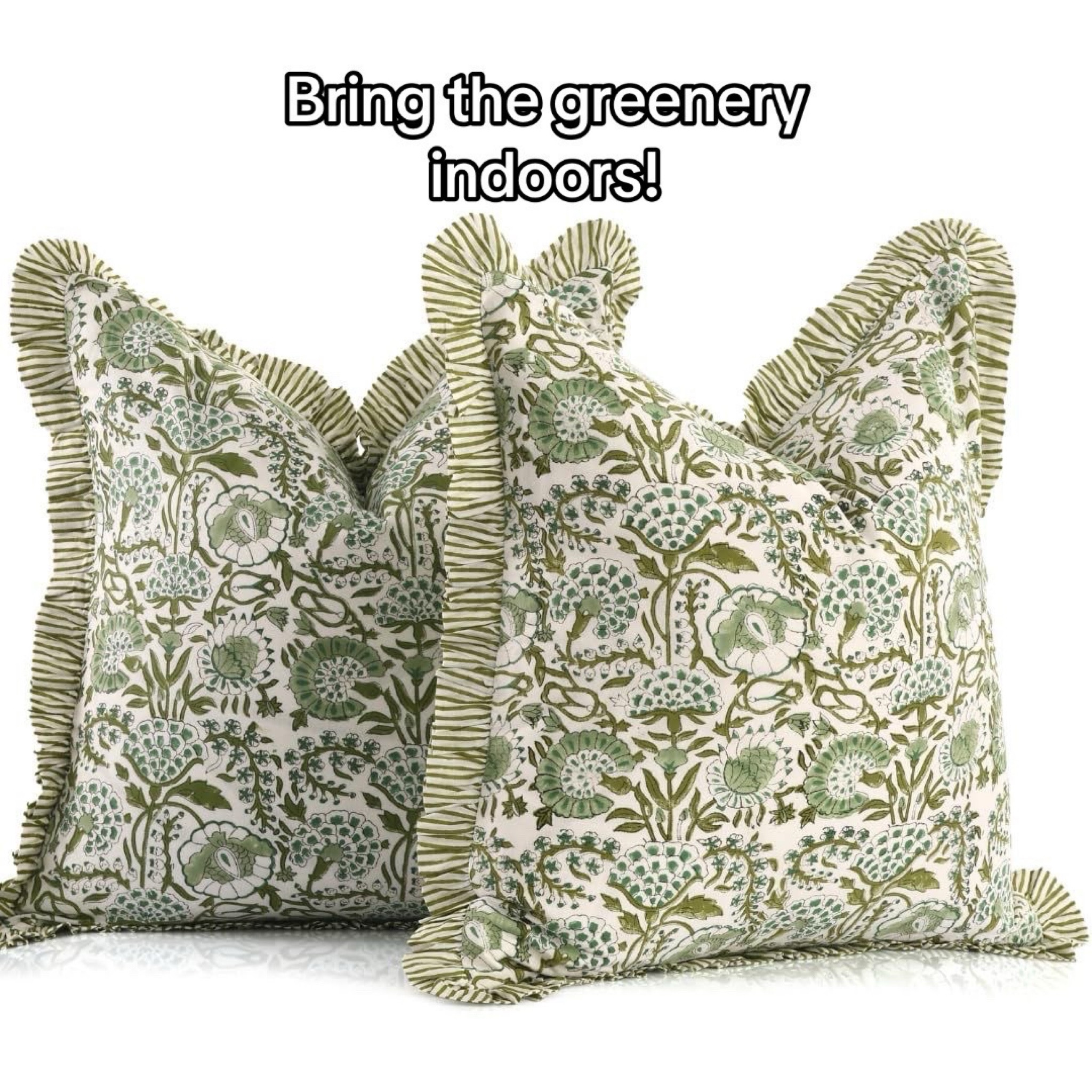 Greek goddess trend
Pillows 
Green pillows
Green patterned pillows

#LTKHome