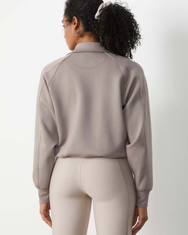 YPB Long-Sleeve Neoprene Full-Zip | Abercrombie & Fitch (US)