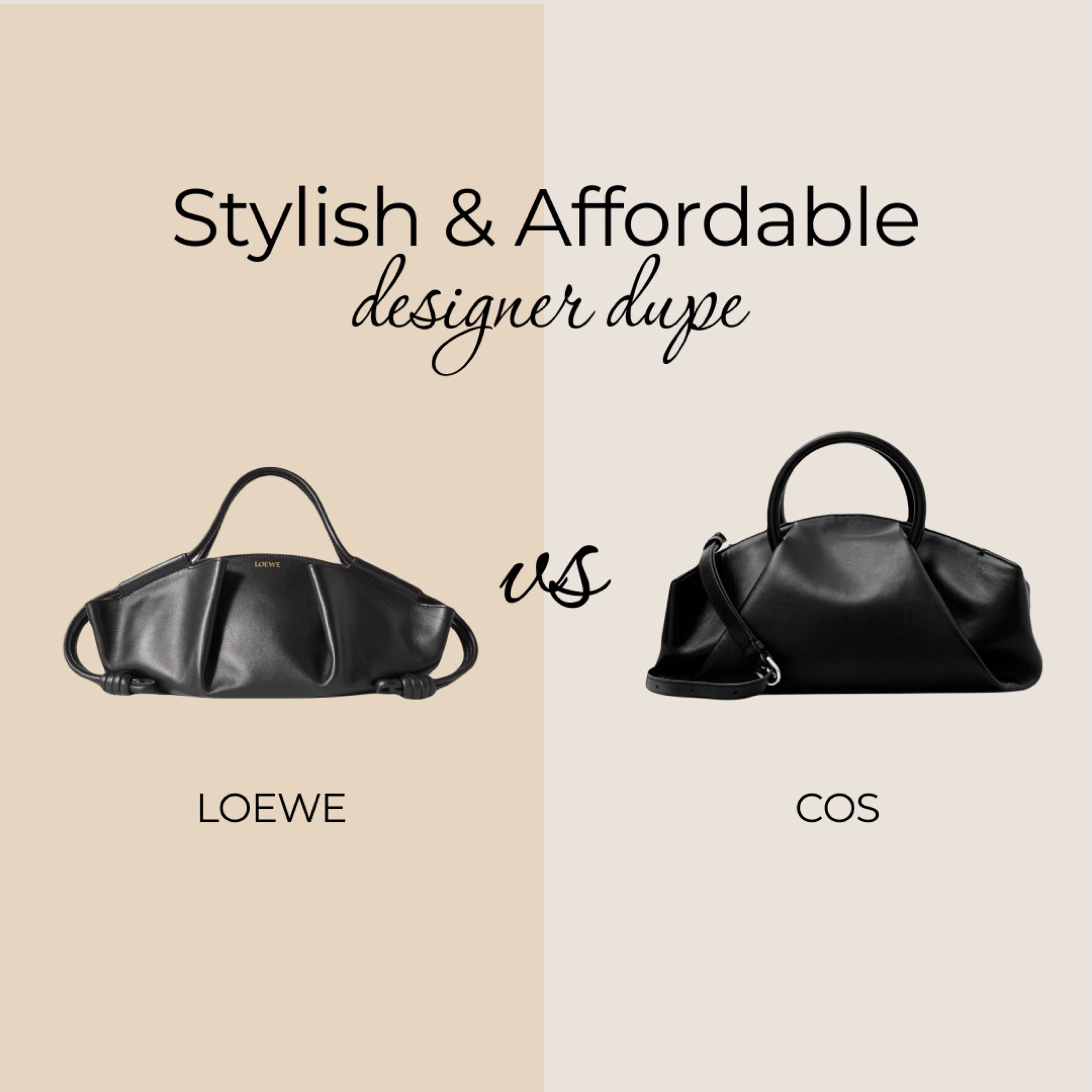 Dupe or not? The best dupe of the moment 🖤 LOEWE Paseo leather shoulder bag & COS Leather fold shoulder bag ✨

#LTKstyletip #LTKitbag #LTKMostLoved