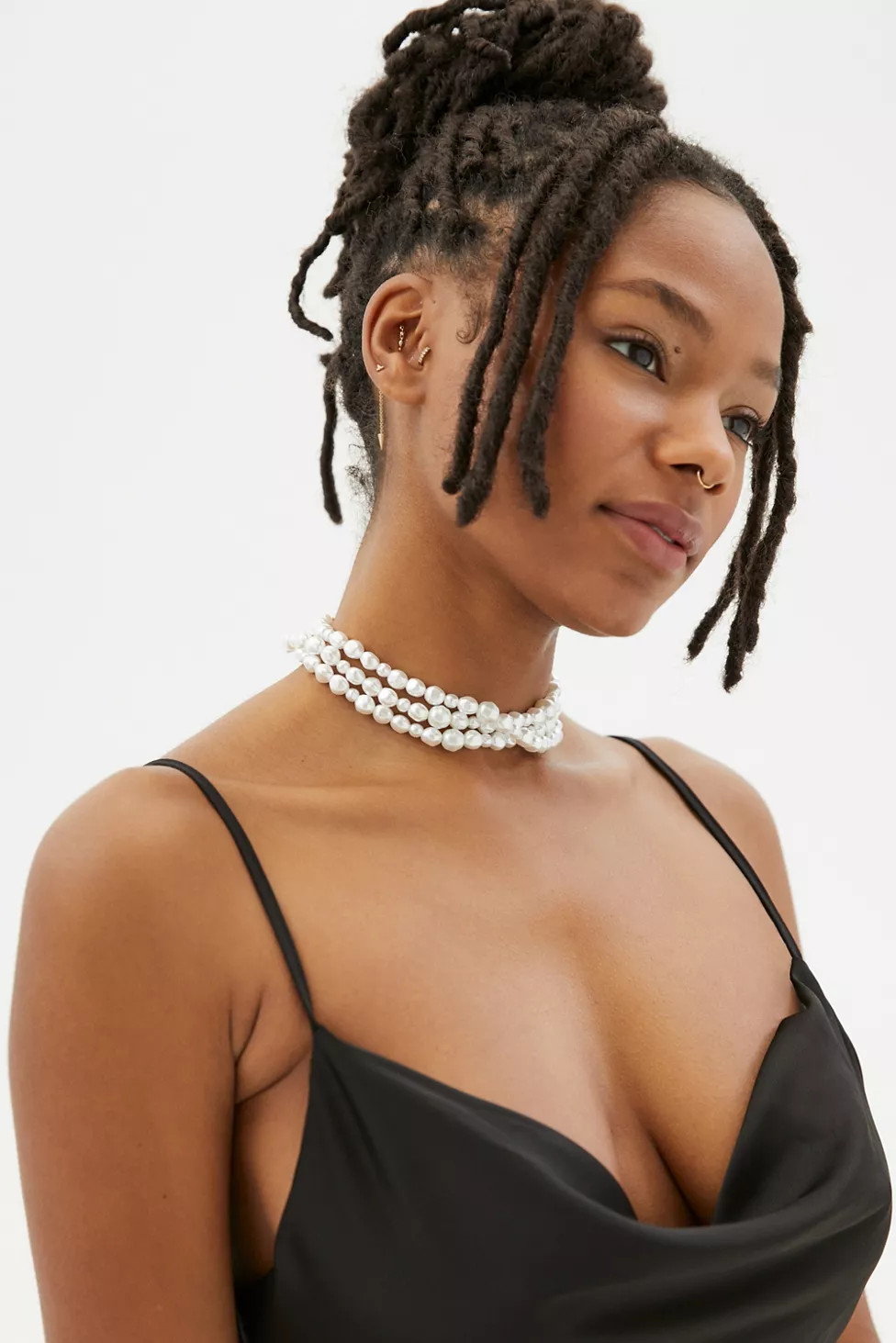 Leia Layered Pearl Choker | Urban Outfitters (US and RoW)