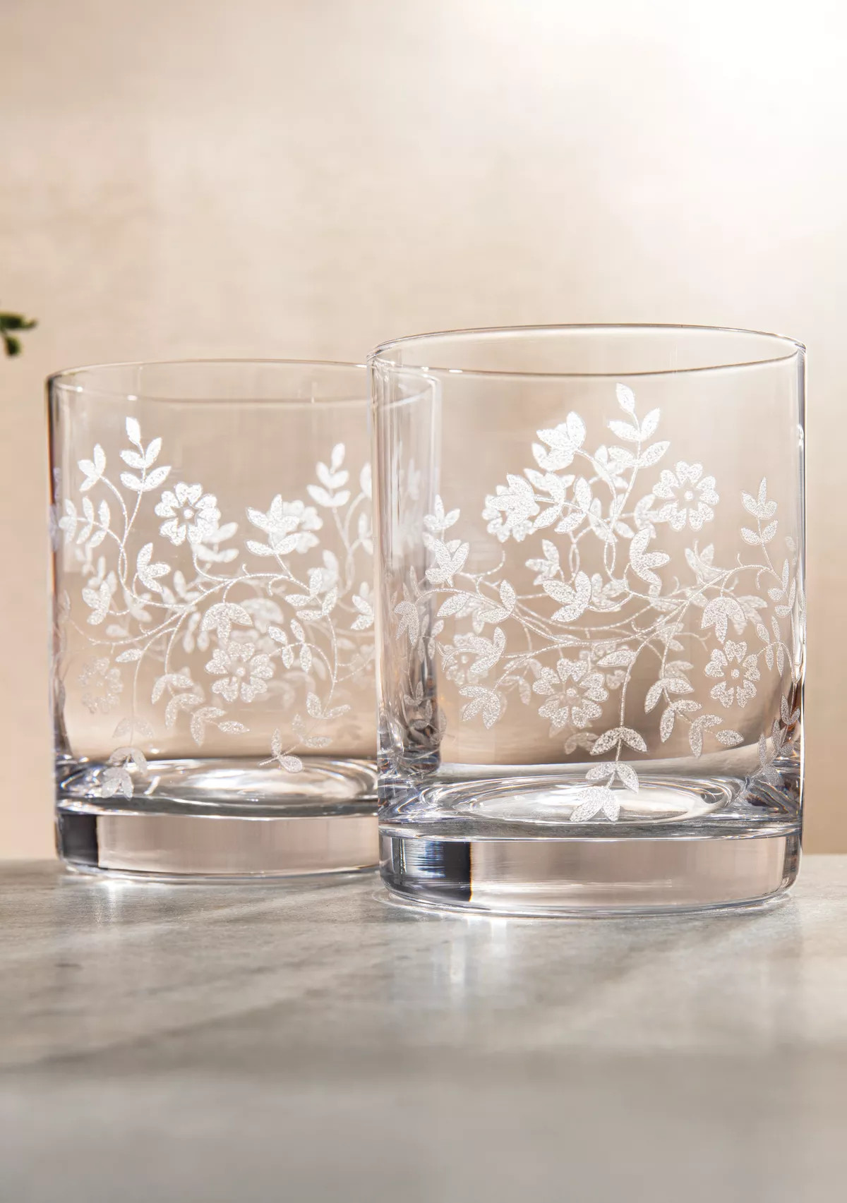 Set of 4 Estate Double Old Fashion Glasses | Belk