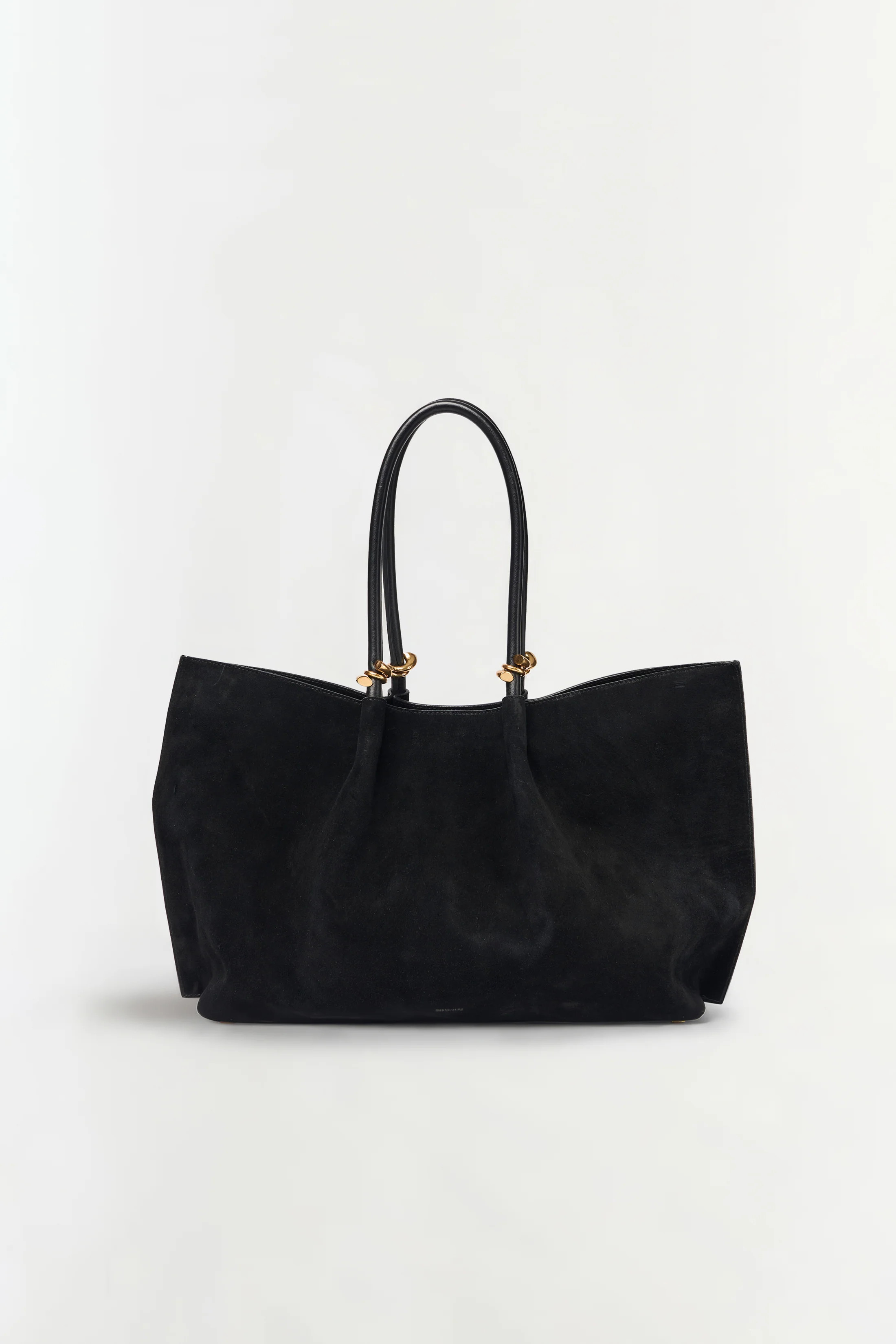 SIMKHAI Women's Devon Suede Tote in Black | Simkhai