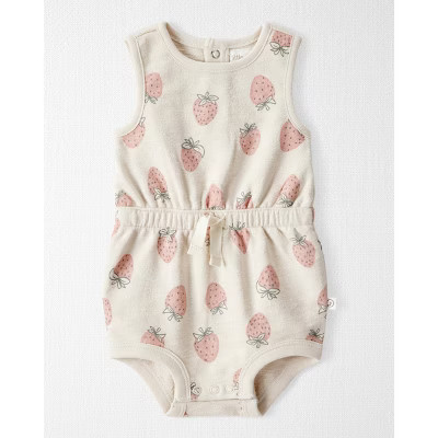 Little Planet by Carter's Organic Baby Girls' Knit Bubble Romper | Target