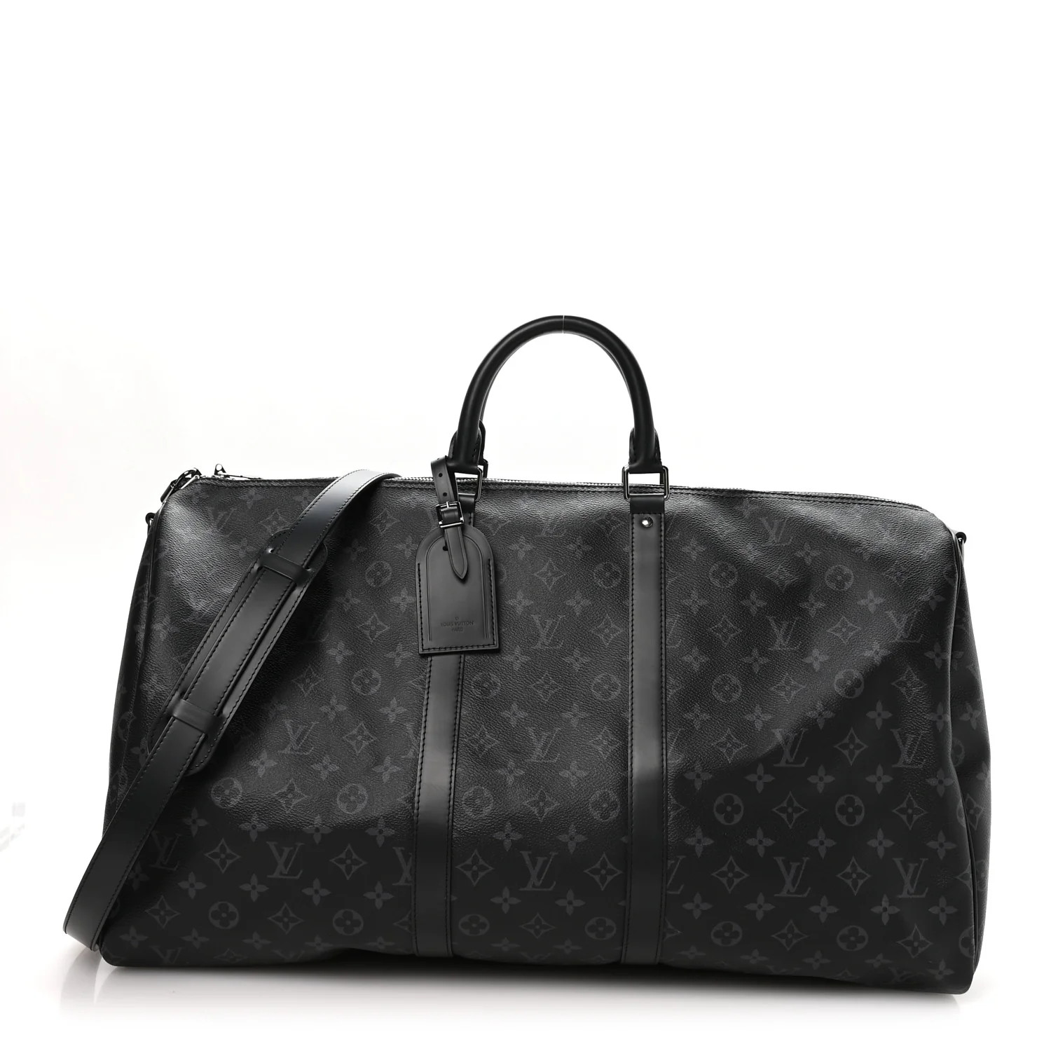 Louis Vuitton Monogram Eclipse Keepall Bandouliere 55 | FASHIONPHILE (US)