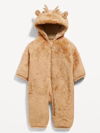 Unisex Reindeer Costume Hooded One-Piece for Baby | Old Navy (US)