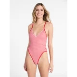 No Boundaries Stars and Stripes Reversible Binded One Piece Swimsuit, Women's XXS-XXL | Walmart (US)