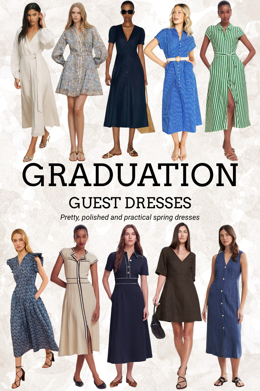 From polished designer favorites to budget-friendly finds, these polished and practical dresses are perfect for graduation ceremonies! 

 