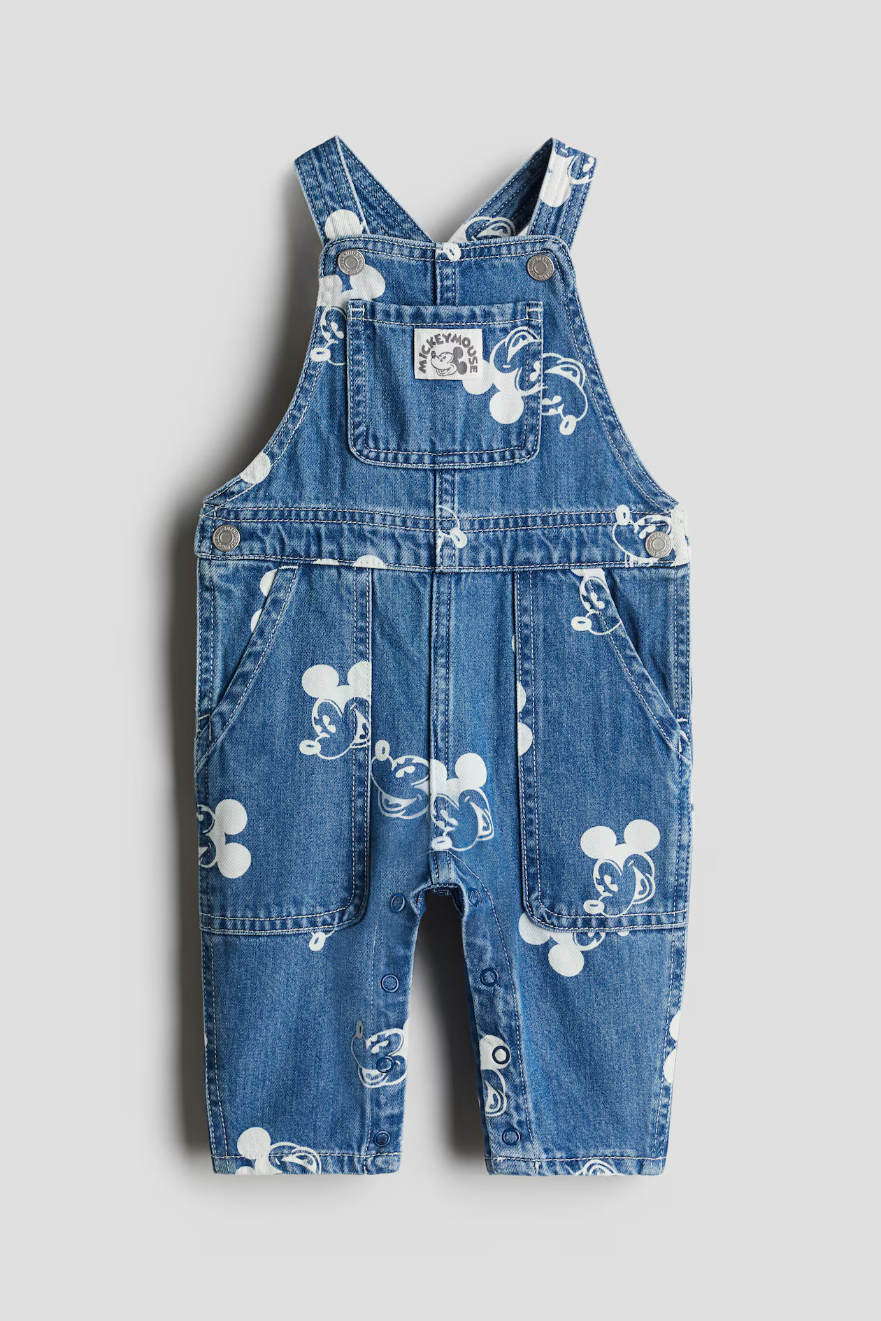 Printed Denim Overalls | H&M (US + CA)