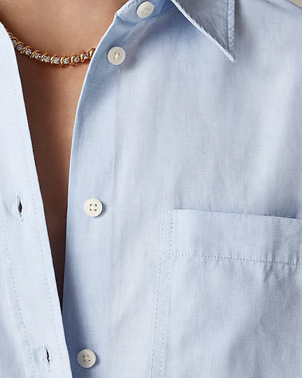 Étienne oversized shirt in lightweight oxford | J. Crew US