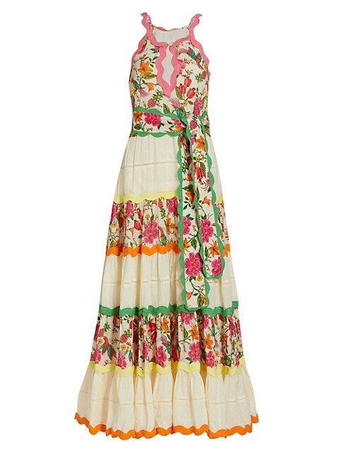 Toucan's Garden Sleeveless Maxi Dress | Saks Fifth Avenue