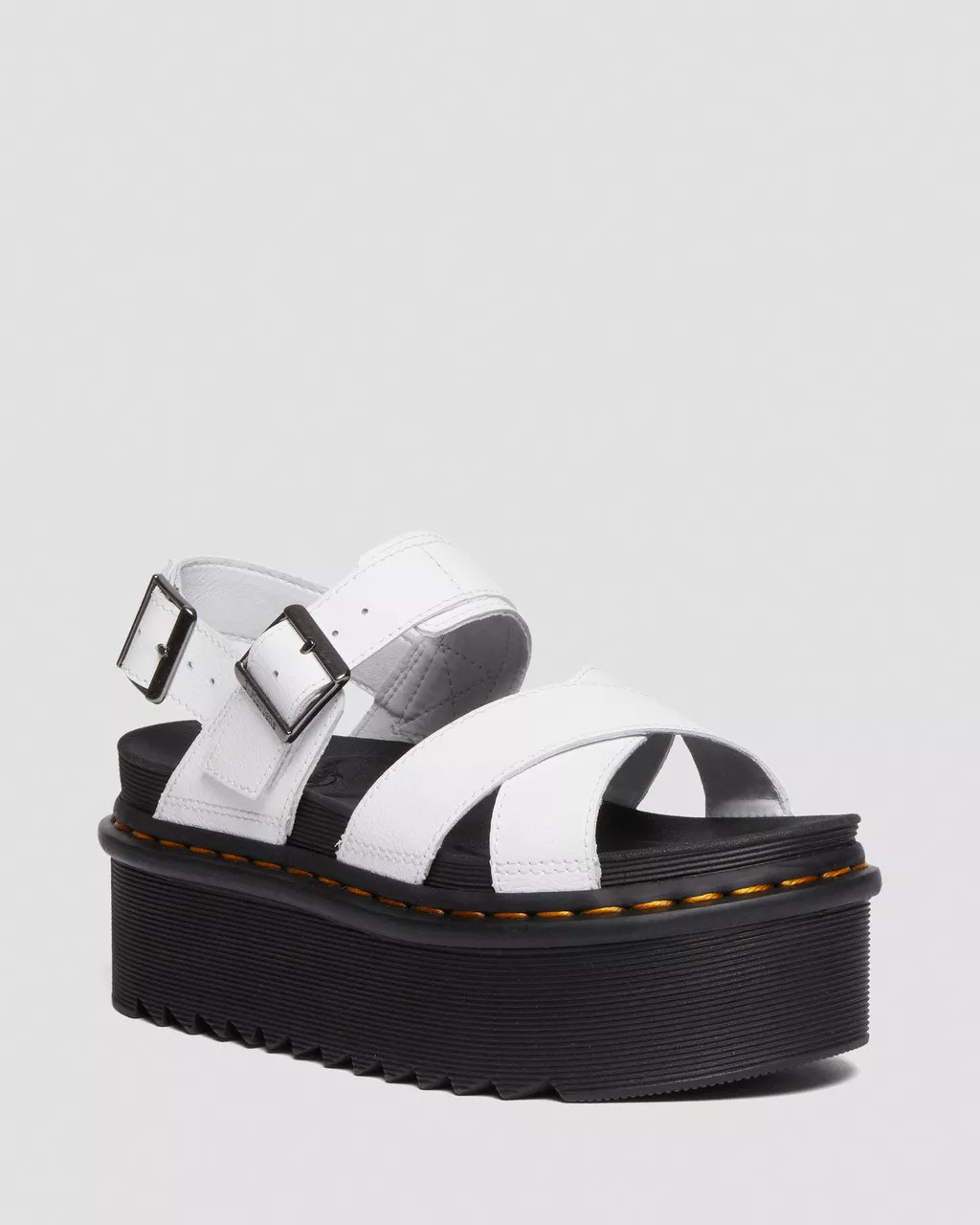 Voss II Athena Leather Strap Platform Sandals | Dr. Martens | Dr. Martens