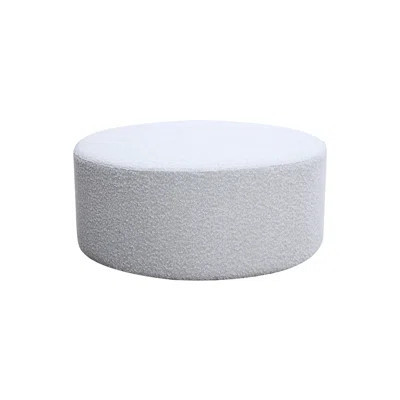 Round Coffee Table With Boucle - Long-term Use Versatile Functions As And Side | Wayfair North America