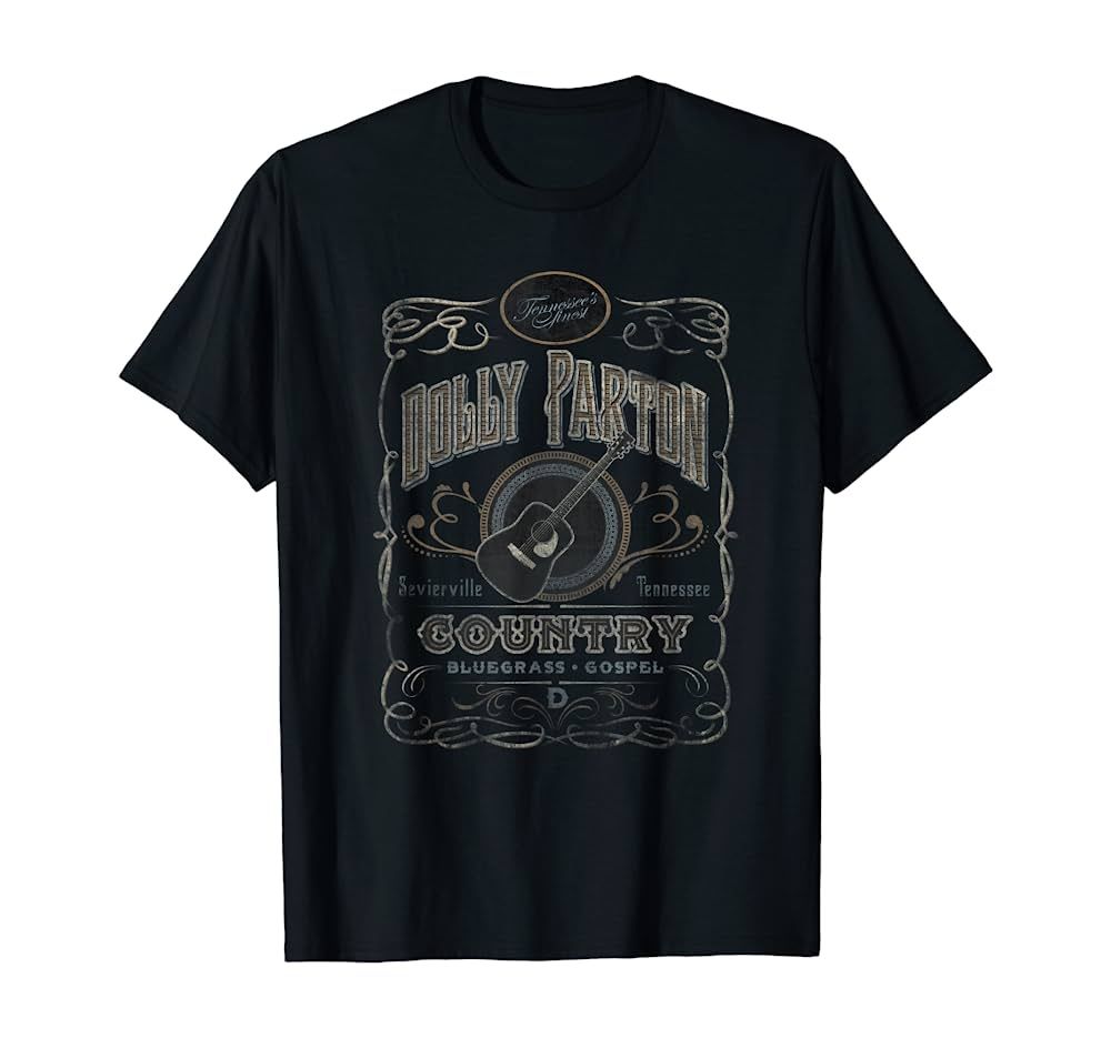 Dolly Parton Whiskey Label T-Shirt | Amazon (US)