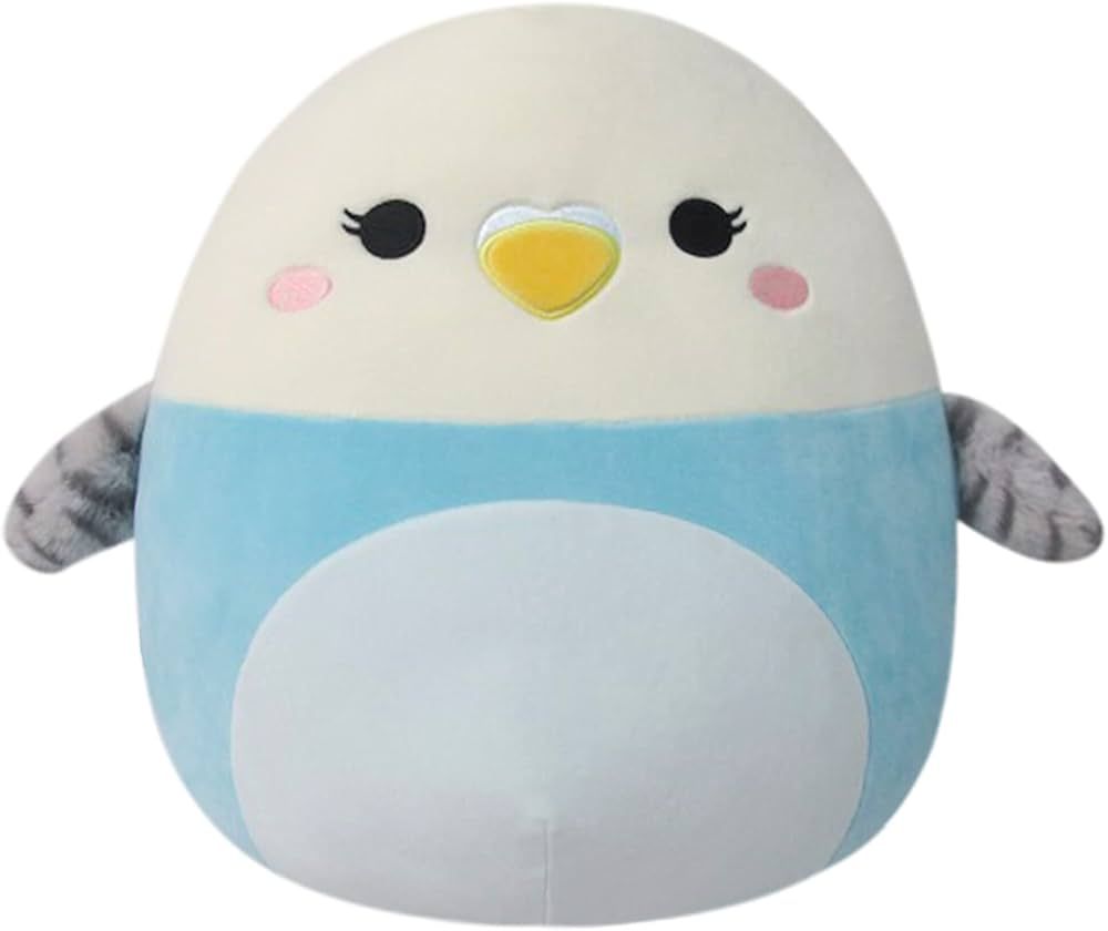 Squishmallows 14-Inch Tycho Blue and White Parakeet - Large Ultrasoft Official Kelly Toy Plush | Amazon (US)