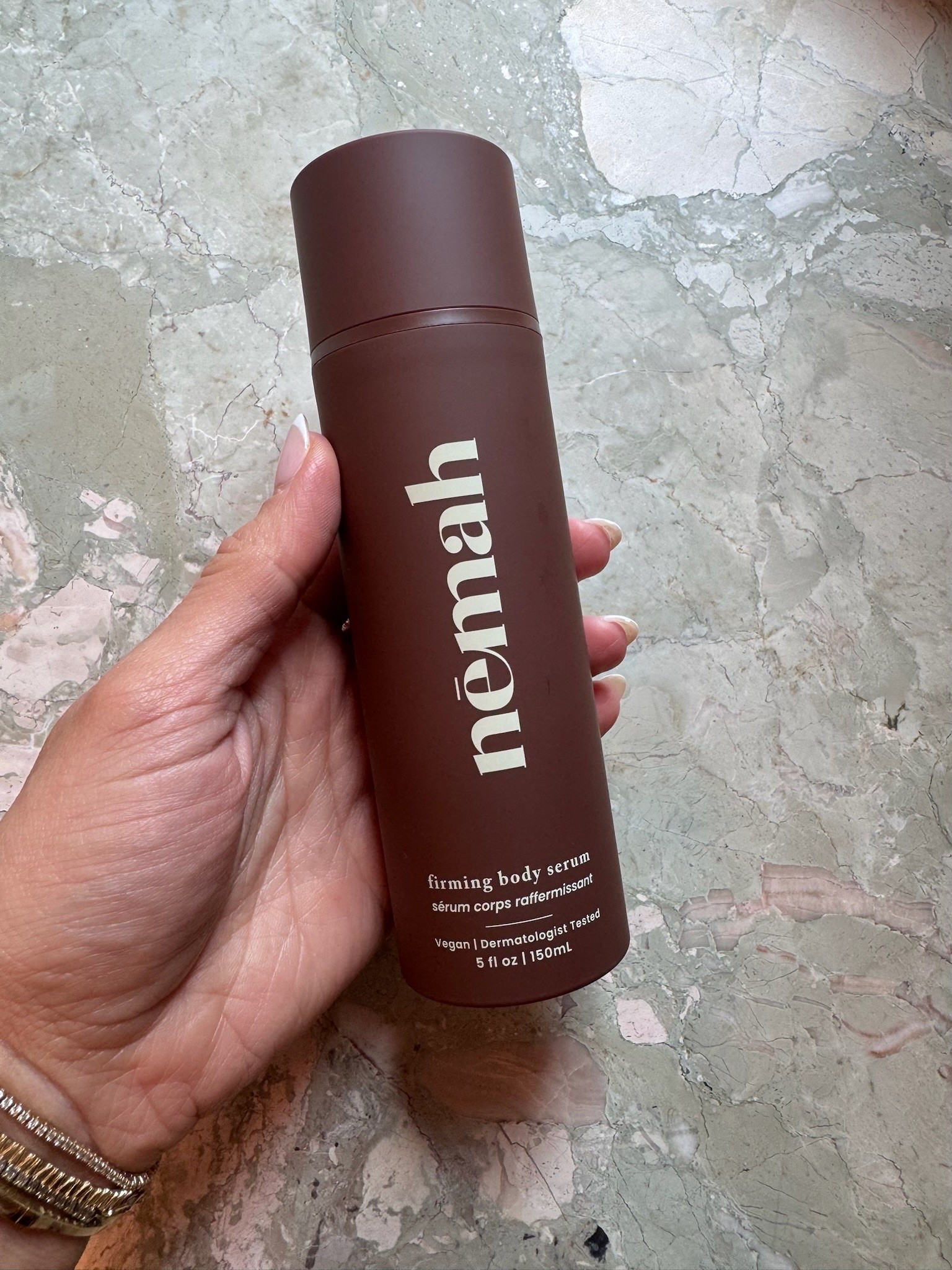 Just got in this firming serum I'm so excited to start using @nemah.co