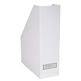 Bigso Viktoria Magazine Thick Label Frame Organizer, White | Amazon (US)