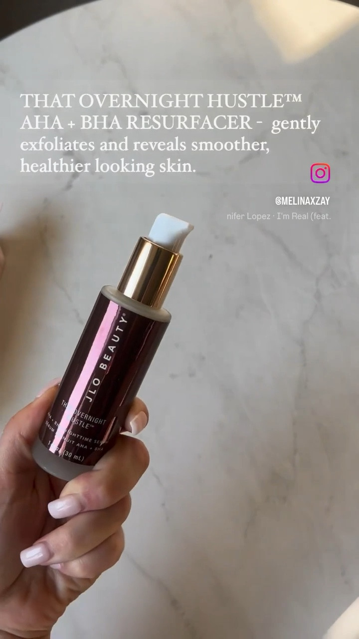 These are the products that make you feel like that girl after a hot shower 🚿 Also both smell super yummy but not overbearing with fragrance. ✨

FIRM + FLAUNT™
TARGETED BOOTY BALM - Firm skin’s appearance in targeted areas like the booty, hips and thighs with JLo’s clinically tested formula. 

THAT OVERNIGHT HUSTLE™
AHA + BHA RESURFACER - gently exfoliates and reveals smoother, healthier-looking skin.

#LTKbeauty #LTKSeasonal #LTKGiftGuide